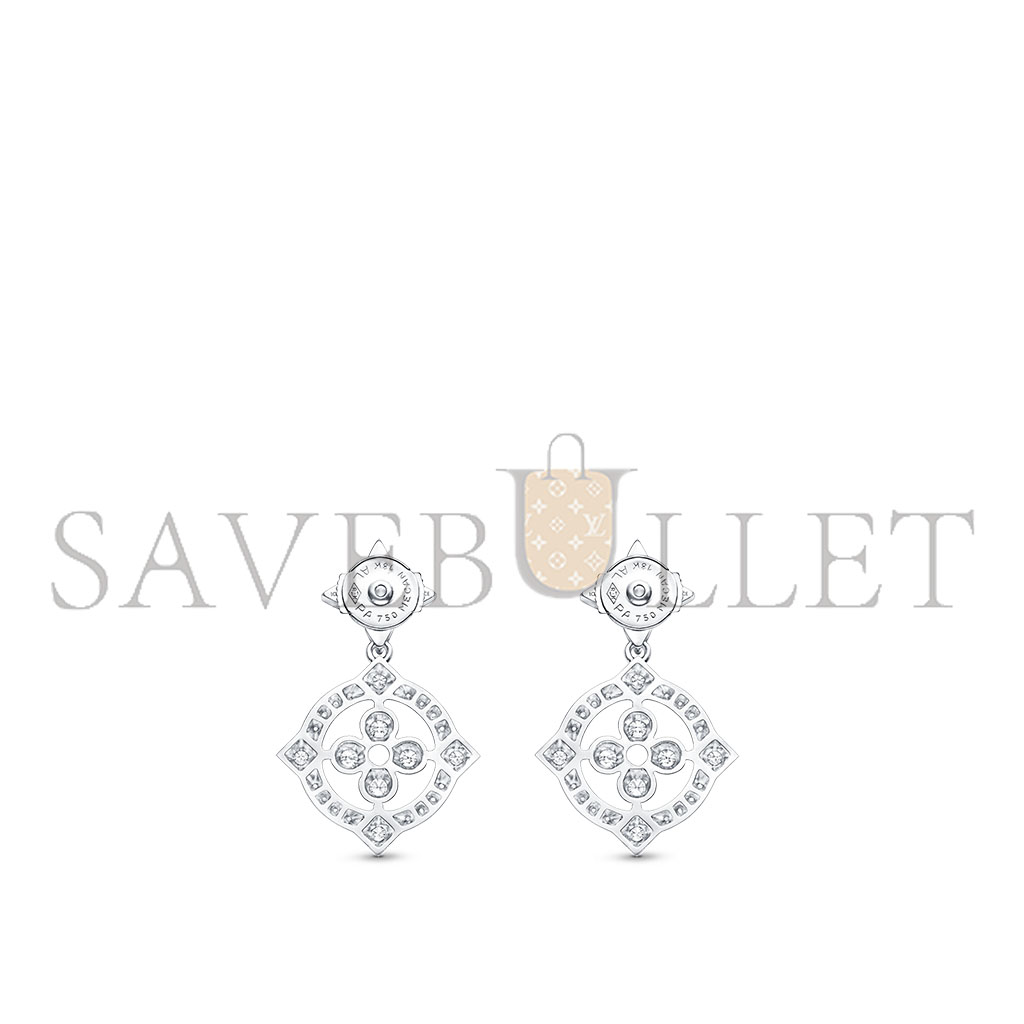l**is v*t*n dentelle white gold Di*m*nd earrings q96760